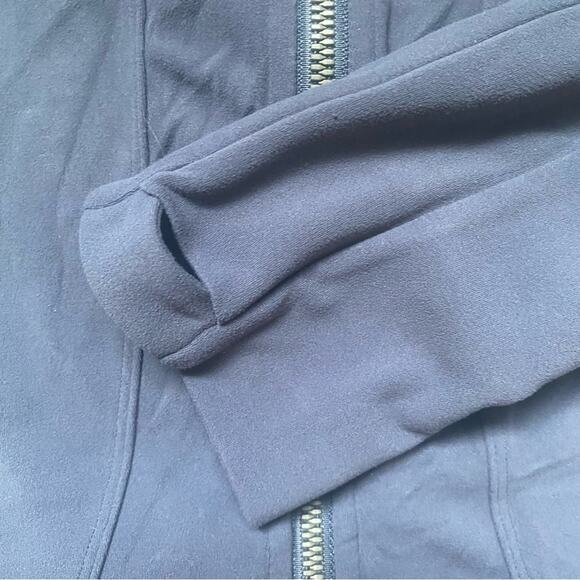 Lululemon Full Freedom Cropped Jacket Nulu Stone Blue Size 10 - Picture 7 of 9